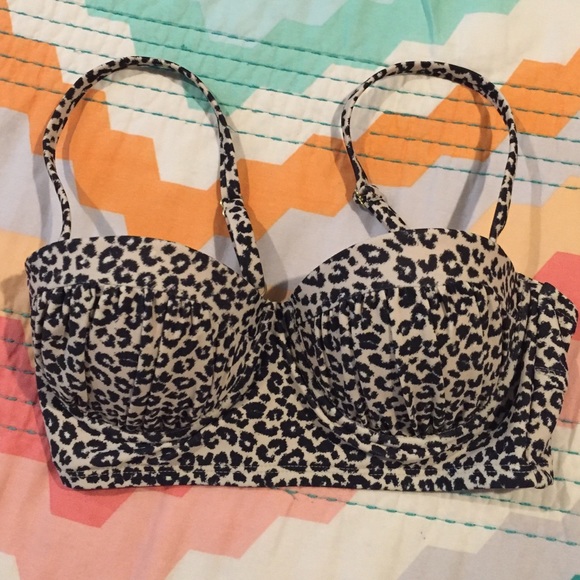 SWIM SALE! Cheetah print bikini top