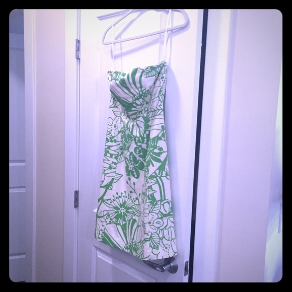 Jcrew strapless sundress.  Size 4.