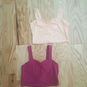 Wet Seal Cinched Crop Top (2 pack)