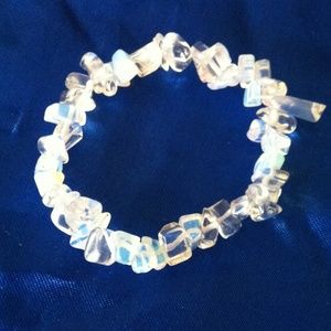 Handmade glass bracelet.