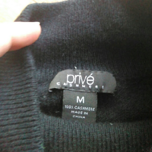 Prive 100% Cashmere Sweater Size M - Picture 2 of 3