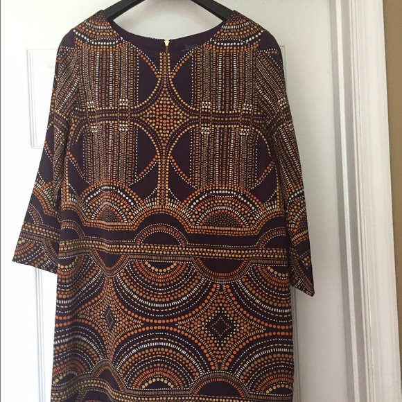 Aztec print dress