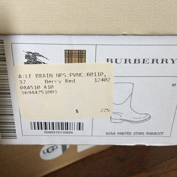 Burberry rain boots - Picture 3 of 4