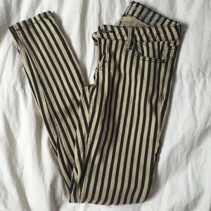 Striped jeans