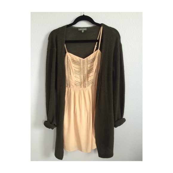 American eagle baby pink beaded dress