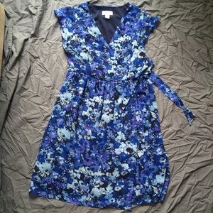Blue Floral Dress