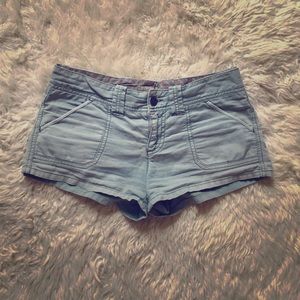 Olive green shorts