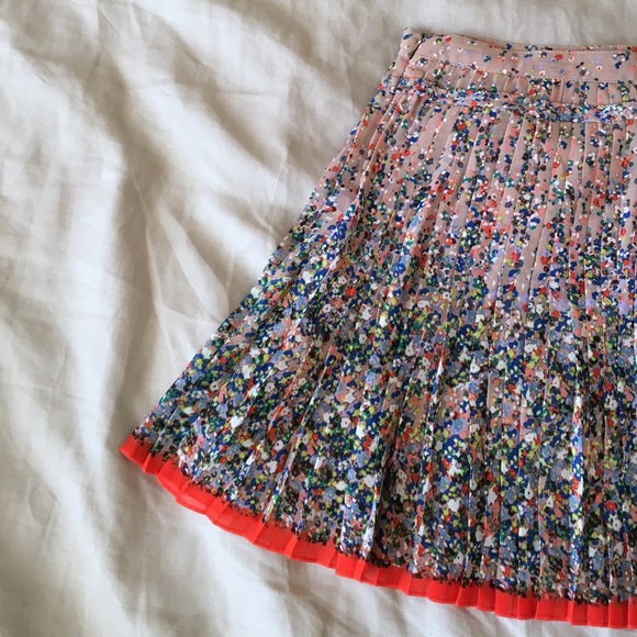 AE Floral Pleated Skirt