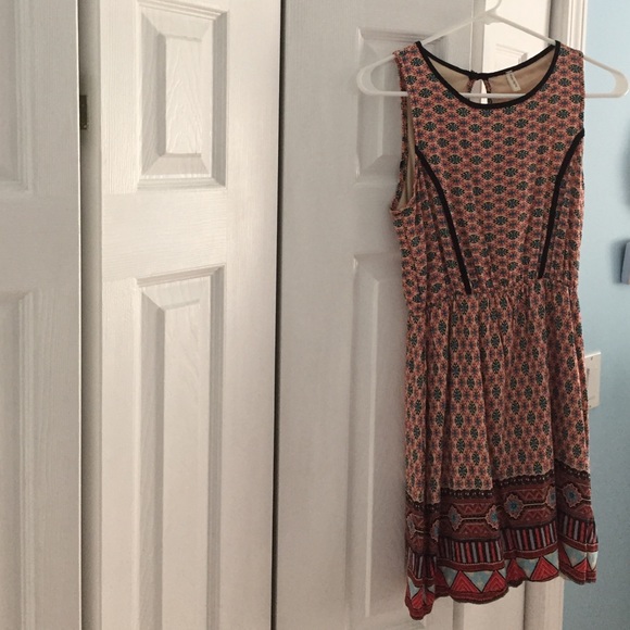 Patterned Mini Dress