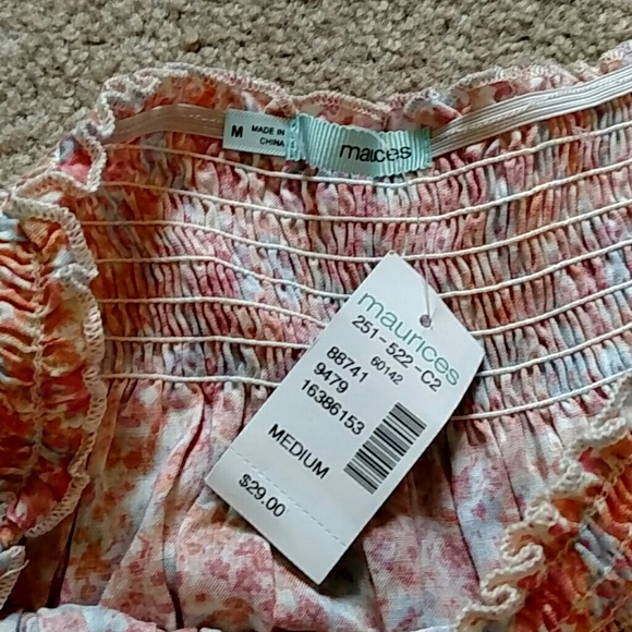 Multi colored flowy skirt - Picture 3 of 3