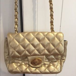 Gold Crossbody Bag