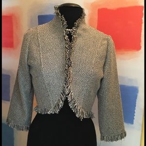 Get the IRO Look Fringe Short Blazer Lovely