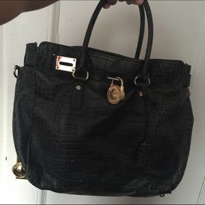 Michael Kors Hamilton Snake sprint large bag