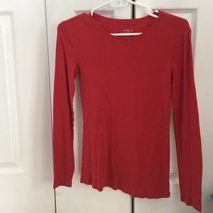 Red Long Sleeve Shirt- Old Navy