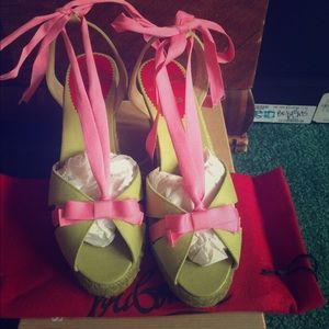 Christian Louboutin summer wedge sandals