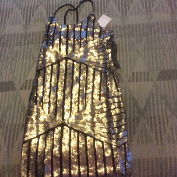 🎉HP💥 SML Nasty Gal Glitz Sequins Dress - Picture 2 of 4