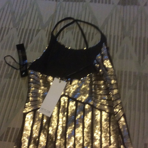🎉HP💥 SML Nasty Gal Glitz Sequins Dress - Picture 3 of 4