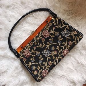 Vintage Tapestry Kelly Handbag by Dover