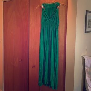 Maxi dress with cute coil strap detail