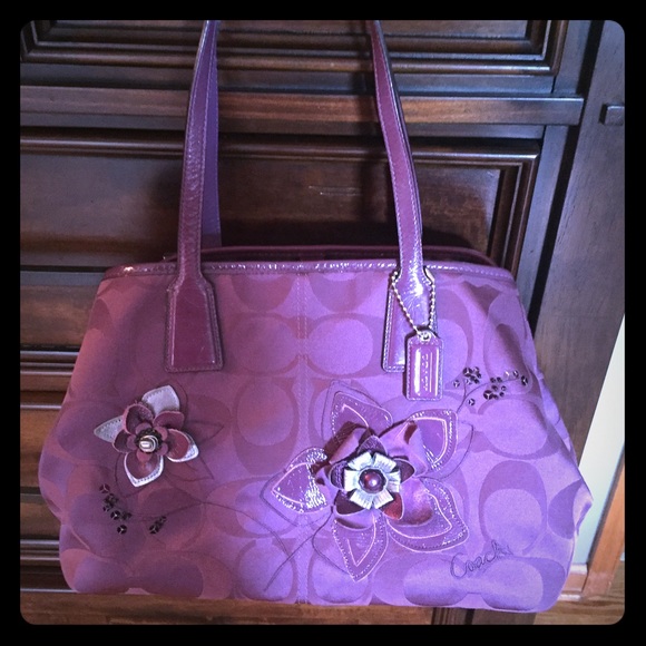 Coach Signature Sateen Carryall