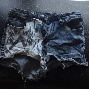 High waisted shorts
