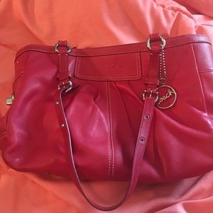 Red Coach Handbag