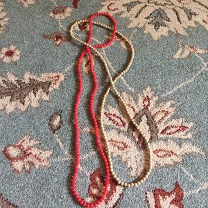 Two beaded necklaces