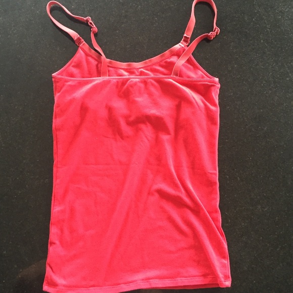 Aerie red built in bra tank top - Picture 3 of 3
