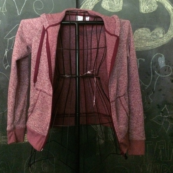 Marled Zip Up Sweatshirt