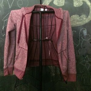 Marled Zip Up Sweatshirt