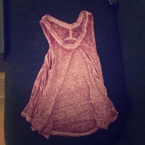 Purple free people tank