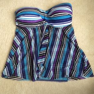 Tanking swim top