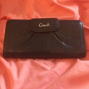 Coach black wallet