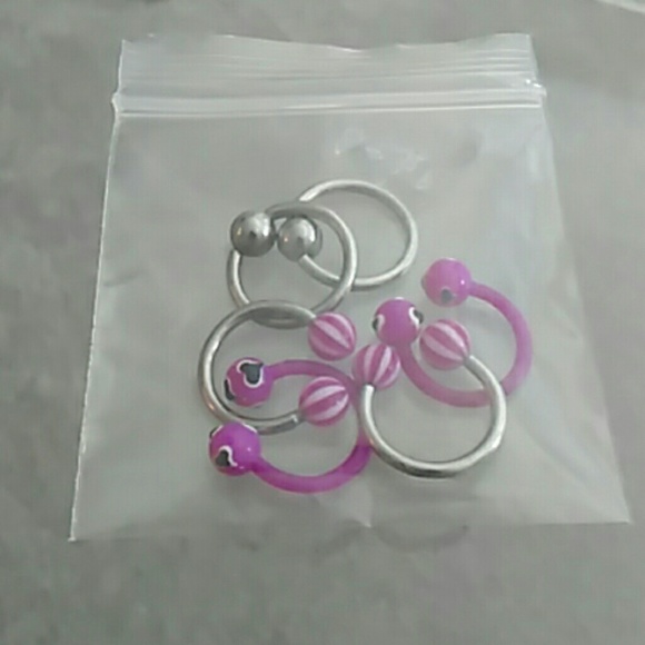 6 piece body jewelry set!