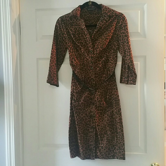 Leopard print Express dress