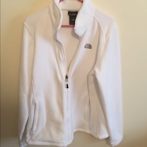 White North Face jacket