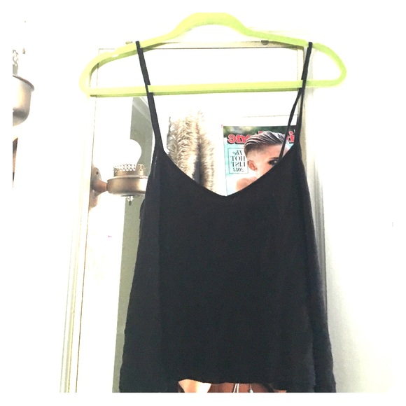 Urban outfitters black v neck tank