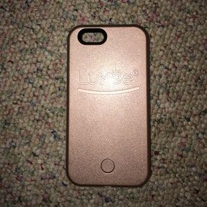 Gold Lumee IPhone 6/6s case