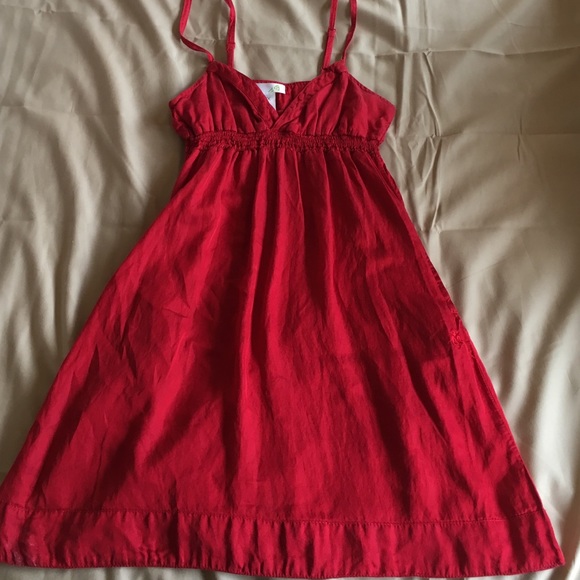 Red Matix strappy dress