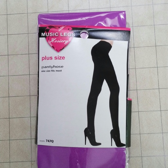 Bright purple opaque tights