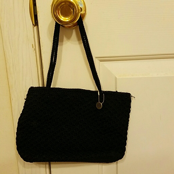 The Sak Black Corchet Purse