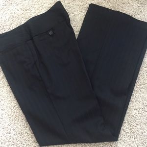 Express Editor Pinstriped Dress Pants