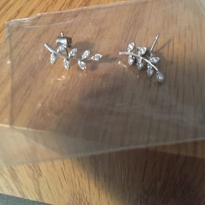 Anthropologie crawl earrings. Sterling silver