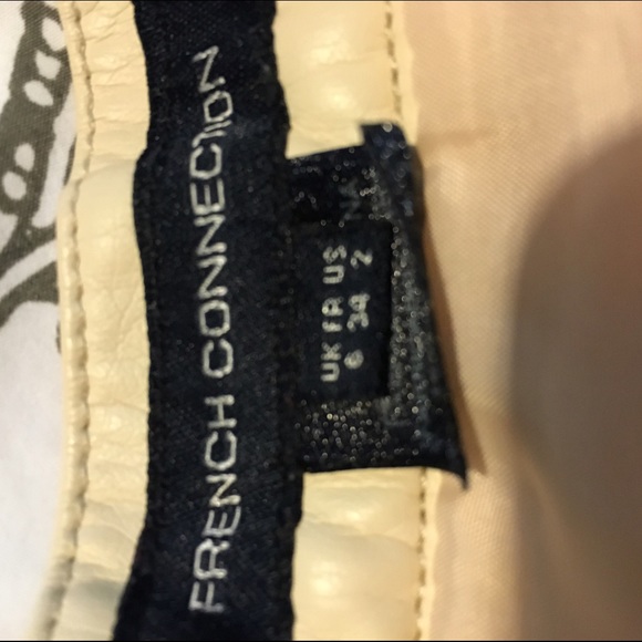 French Connection Perforated Albany Skater Skirt - Picture 2 of 4