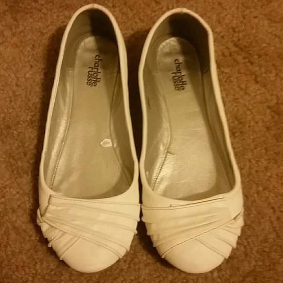 White Ballet Flats