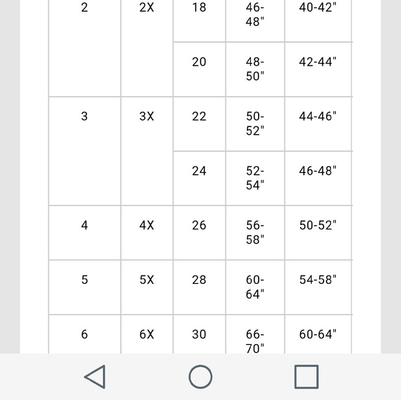 Torrid Sizes - Picture 2 of 2