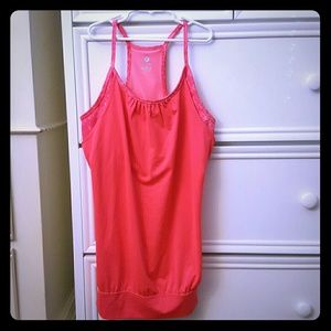 Old Navy Active Pink Splatter Bra Top