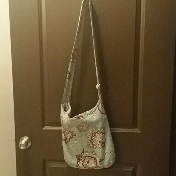 Paisley crossover purse