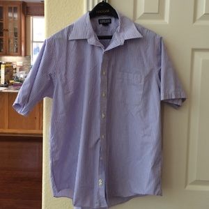 Lands End button down short sleeve