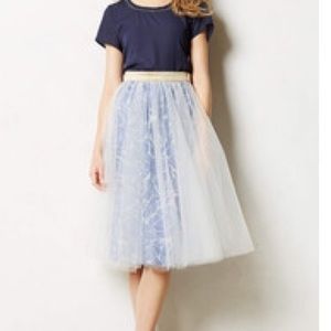 Alexandra Grecco tulle skirt with flower layer